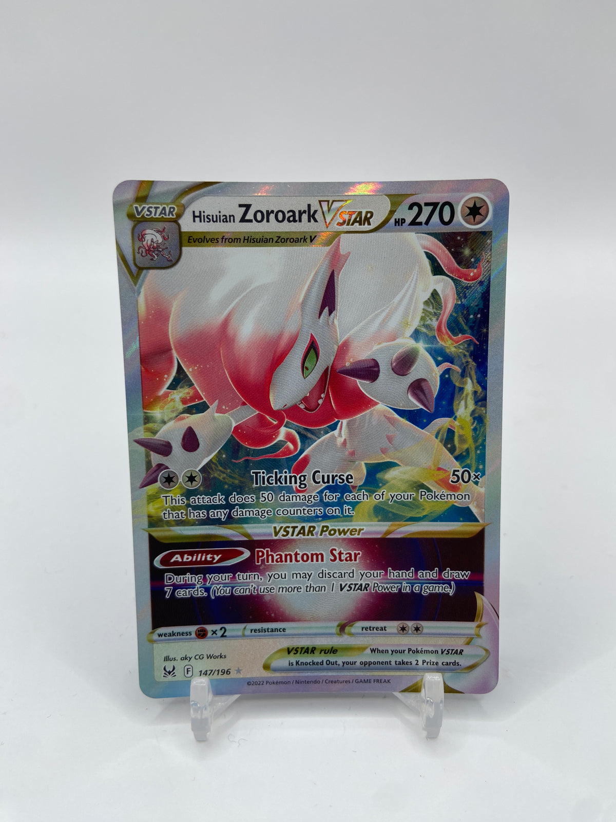 Hisuian Zoroark VSTAR Lost Origin 147/196
