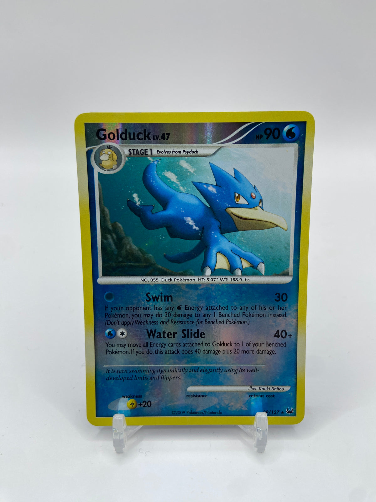 Golduck Reverse Holo Rare Platinum 29/127