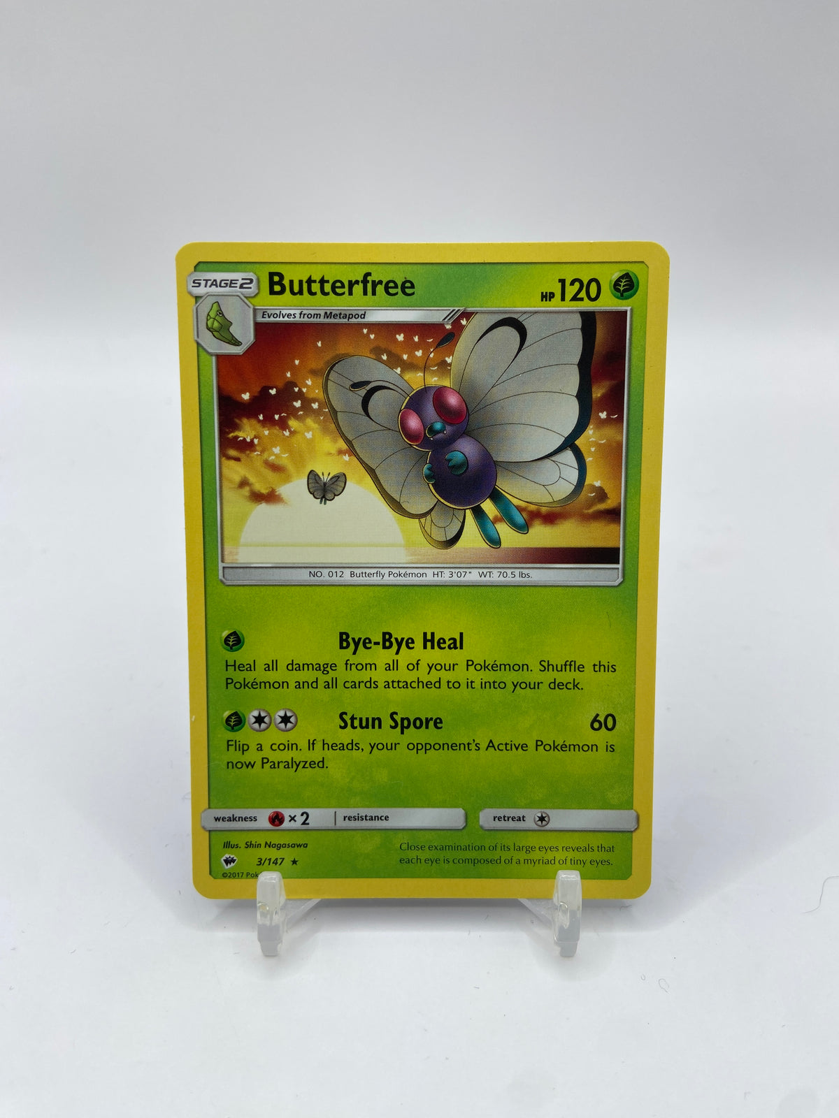 Butterfree Rare Burning Shadows 3/147