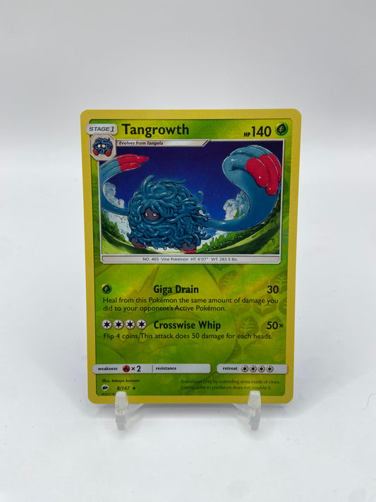 Tangrowth Reverse Holo Rare Burning Shadows 8/147