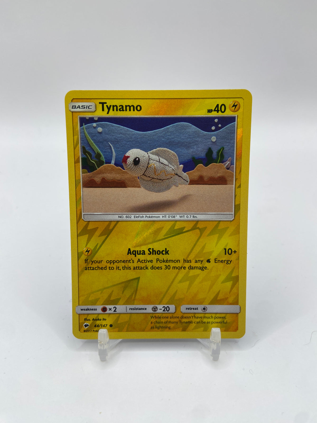 Tynamo Reverse Holo Burning Shadows 44/147
