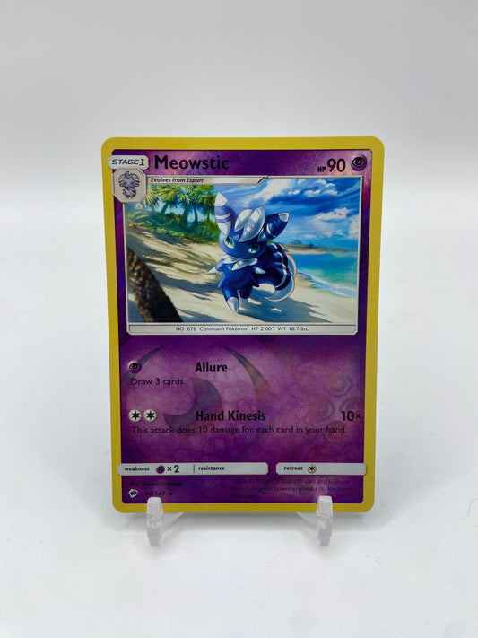 Meowstic Reverse Holo Rare Burning Shadows 60/147