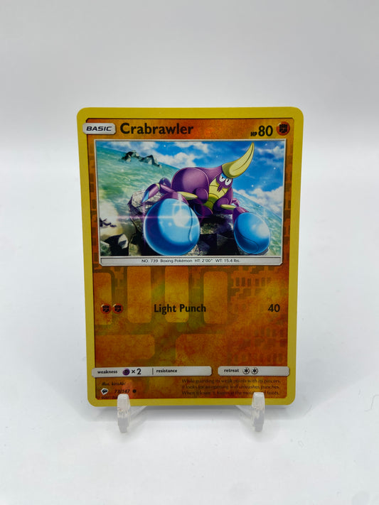 Crabrawler Reverse Holo Burning Shadows 73/147