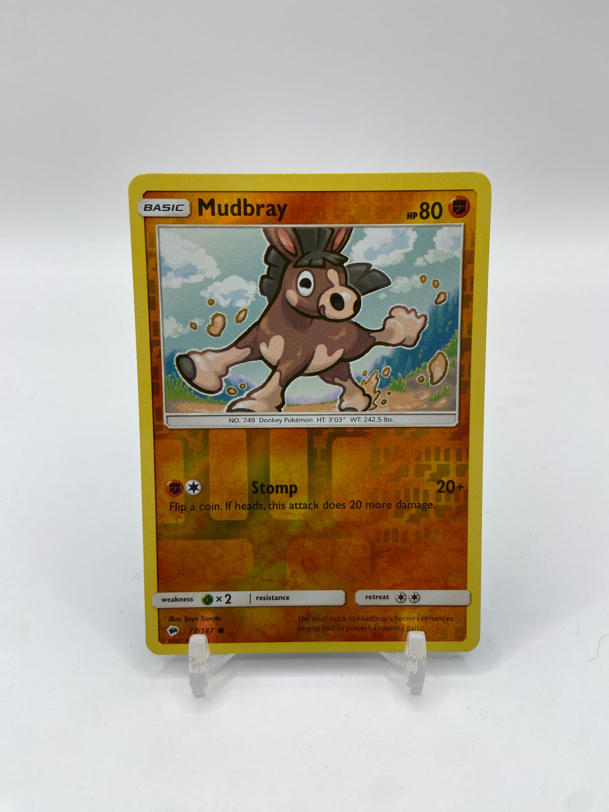 Mudbray Reverse Holo Burning Shadows 77/147