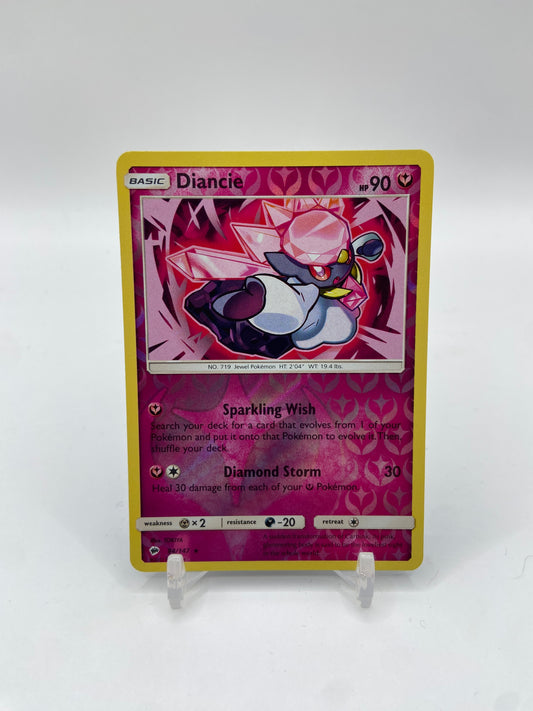 Diancie Reverse Holo Rare Burning Shadows 94/147