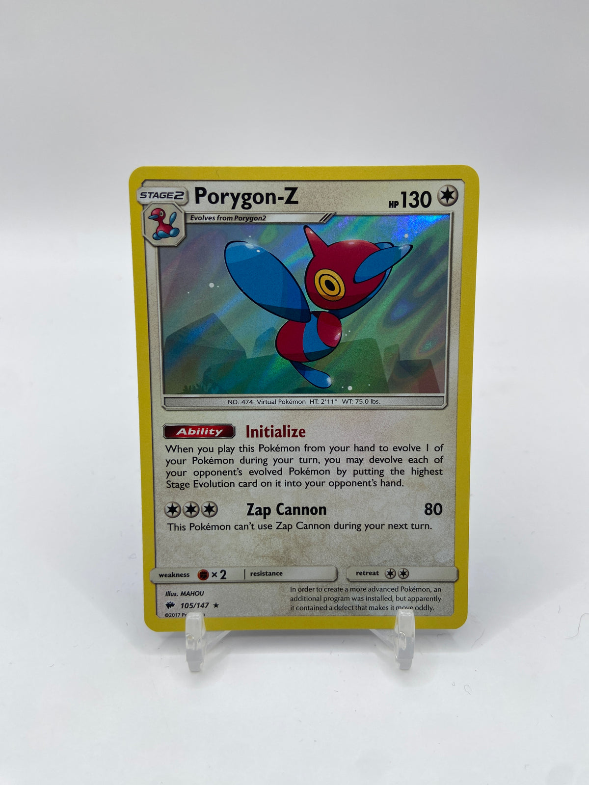 Porygon-Z Holo Burning Shadows 105/147