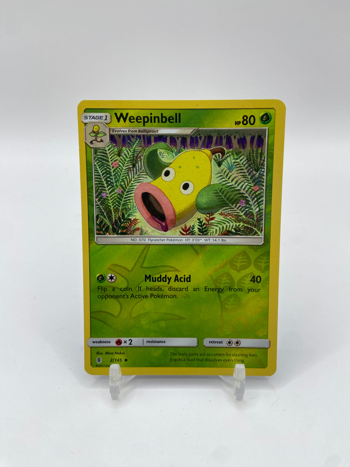 Weepinbell Reverse Holo  Guardians Rising 2/145