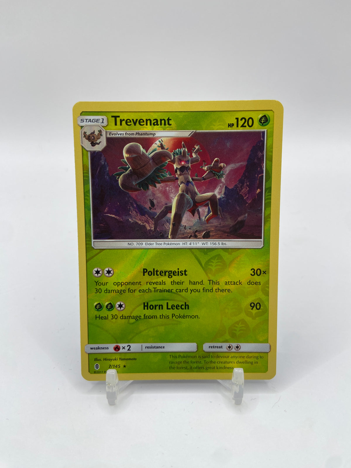 Trevenant Reverse Holo Rare Guardians Rising 7/145