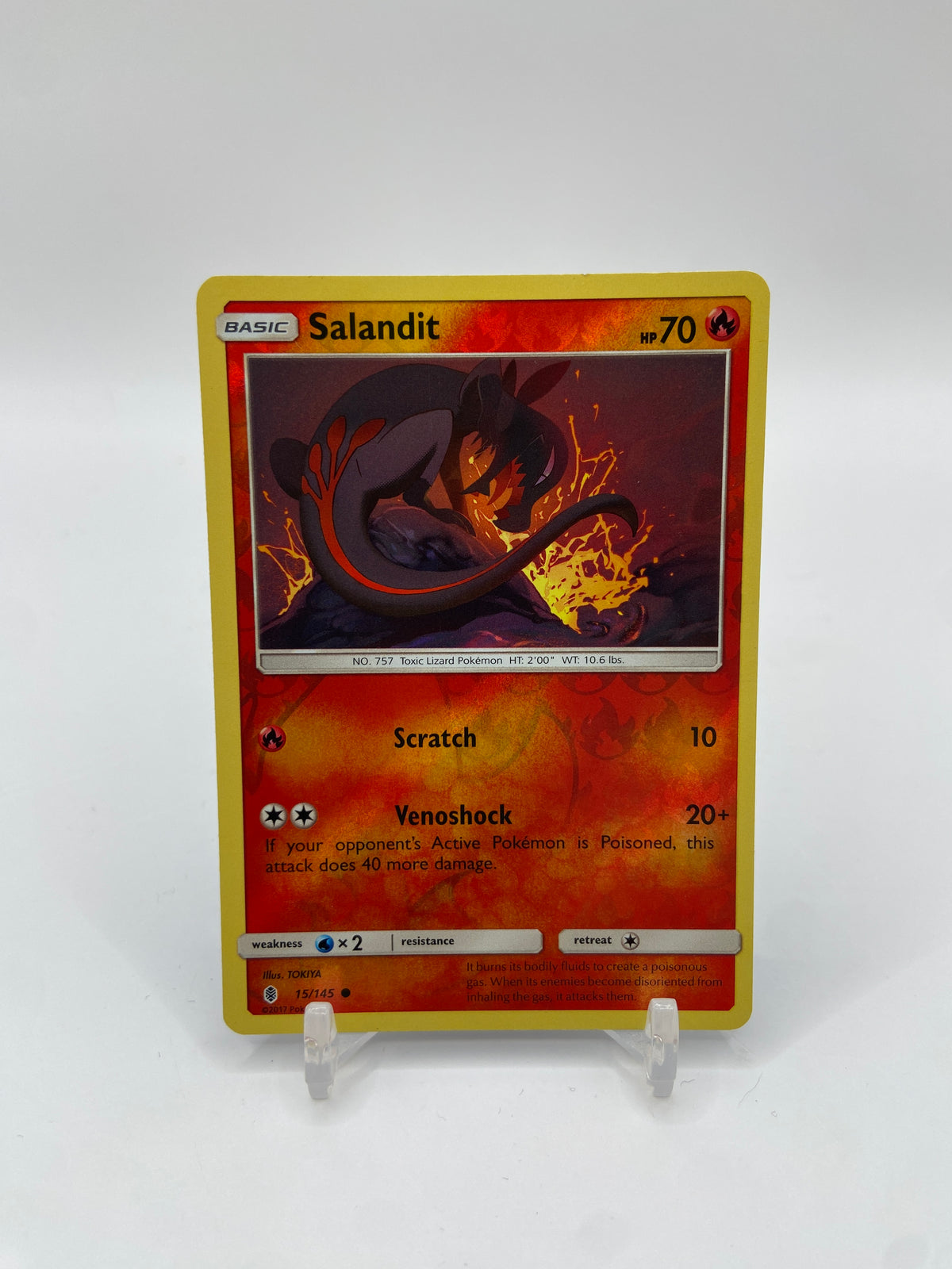 Salandit Reverse Holo Guardians Rising 15/145