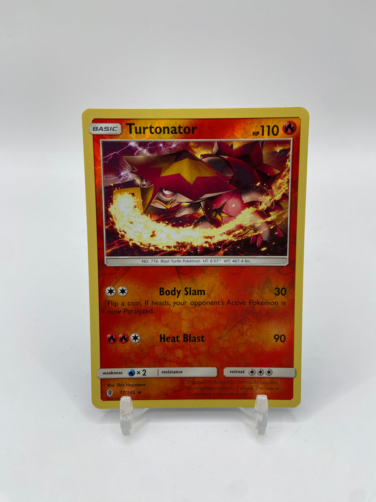 Turtonator Reverse Holo Rare Guardians Rising 17/145