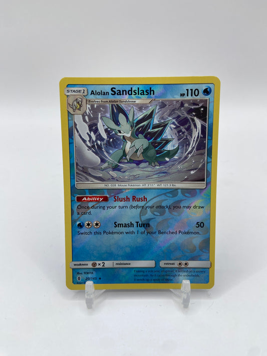 Alolan Sandslash Reverse Holo Rare Guardians Rising 20/145