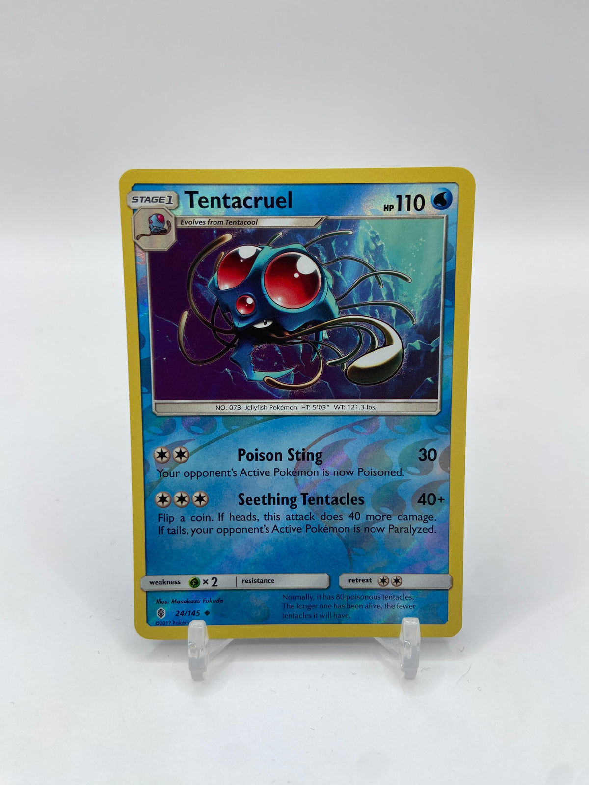 Tentacruel Reverse Holo Guardians Rising 24/145