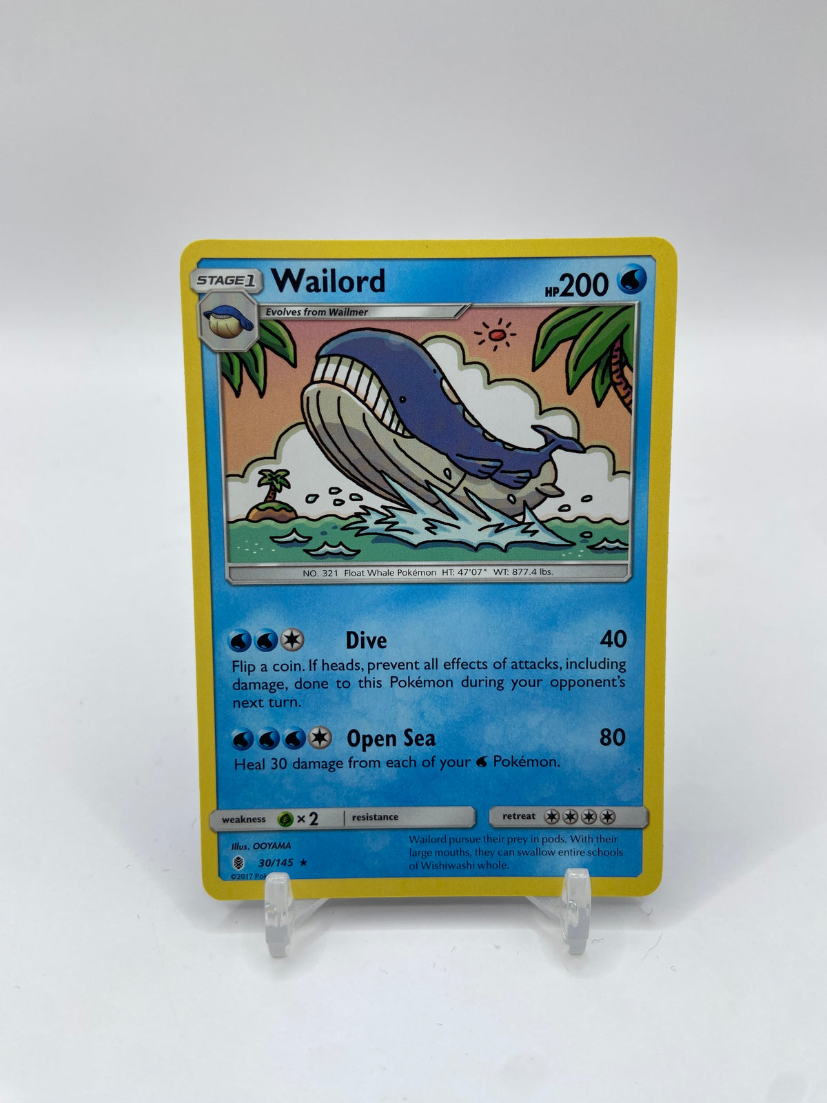 Wailord Rare Guardians Rising 30/145
