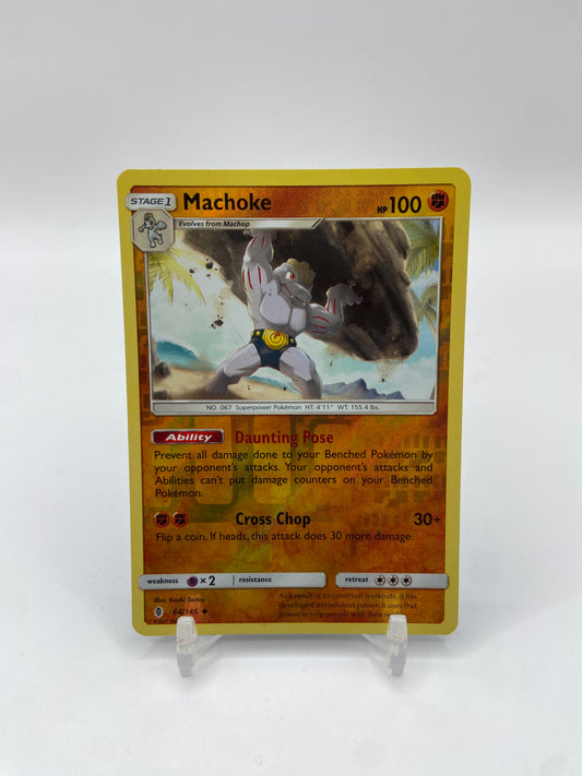 Machoke Reverse Holo Guardians Rising 64/145