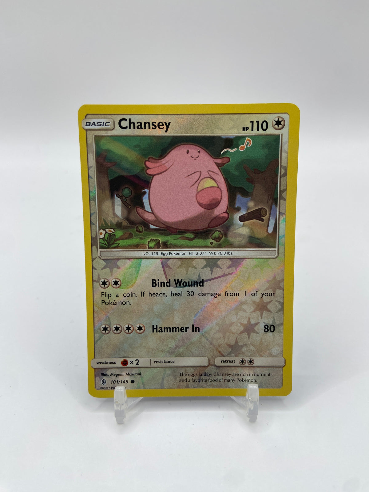 Chansey Reverse Holo Guardians Rising 101/145