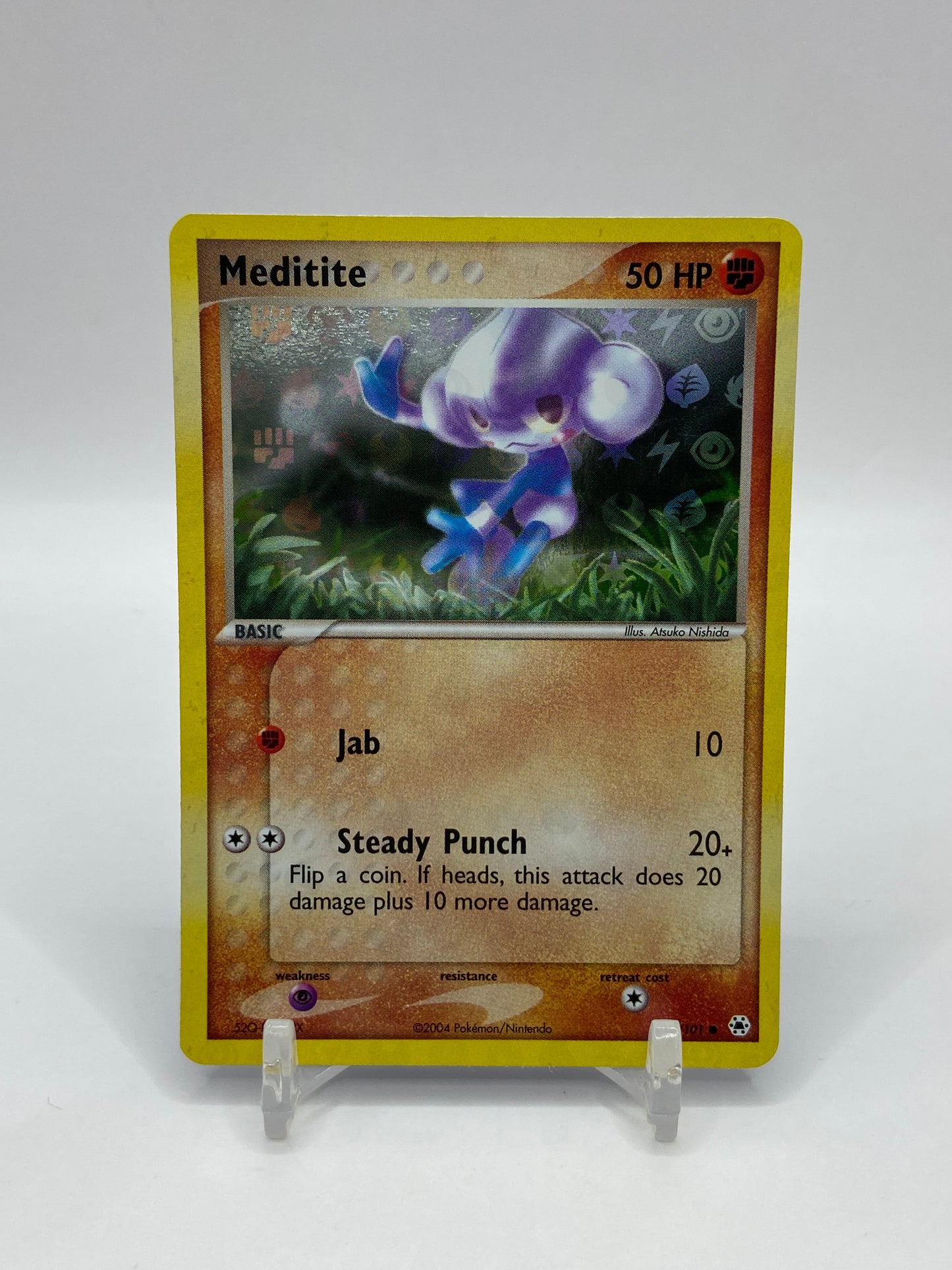 Meditite Reverse Holo Hidden Legends 66/101