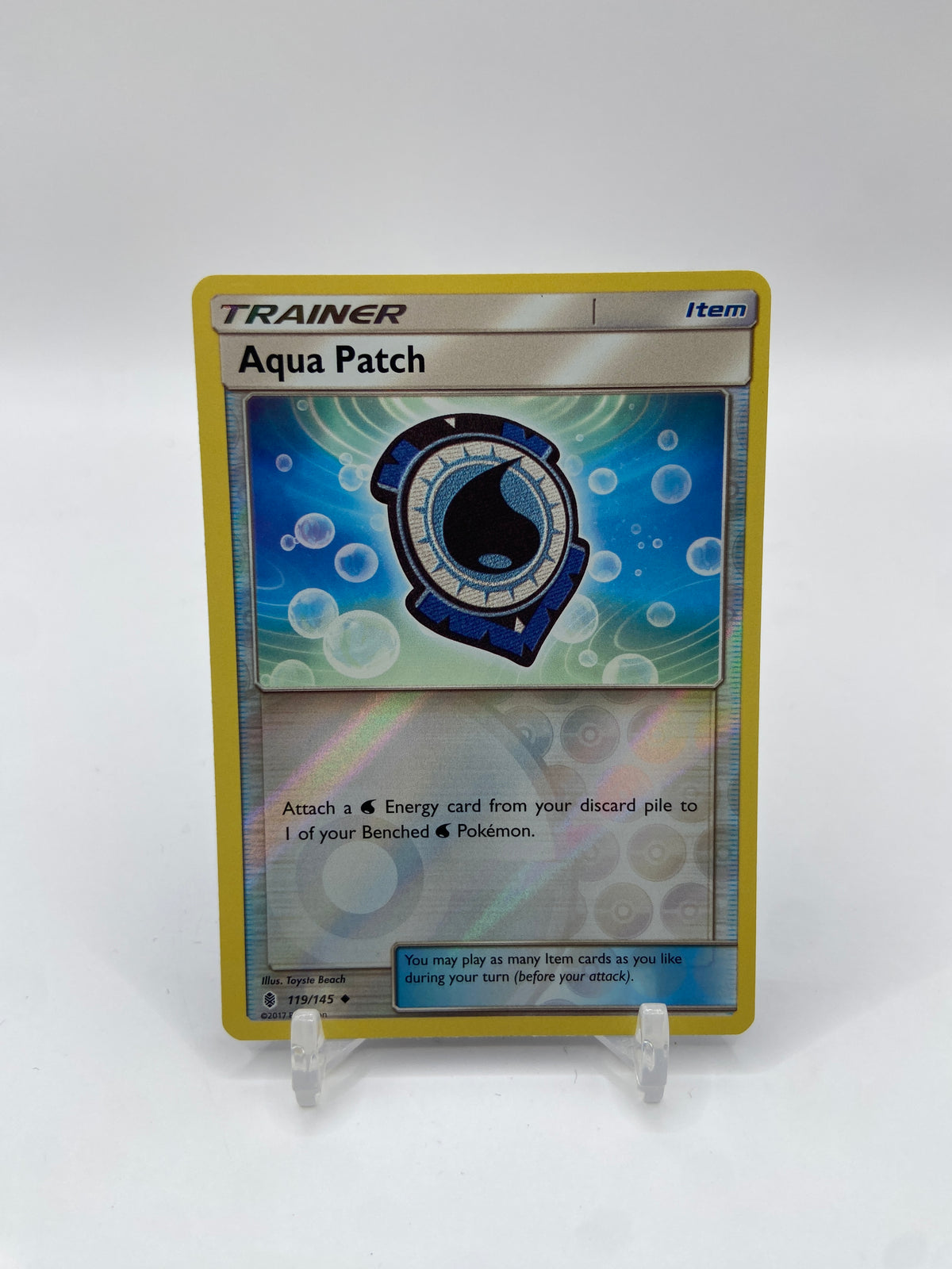 Aqua Patch Reverse Holo Guardians Rising 119/145