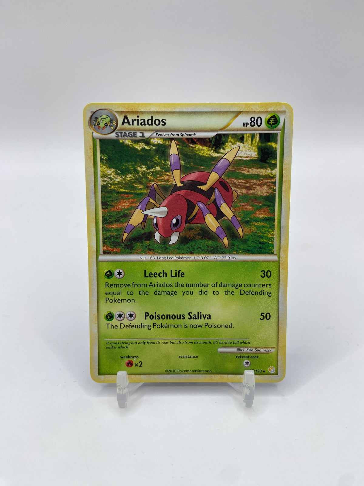 Ariados Rare HeartGold SoulSilver 15/123