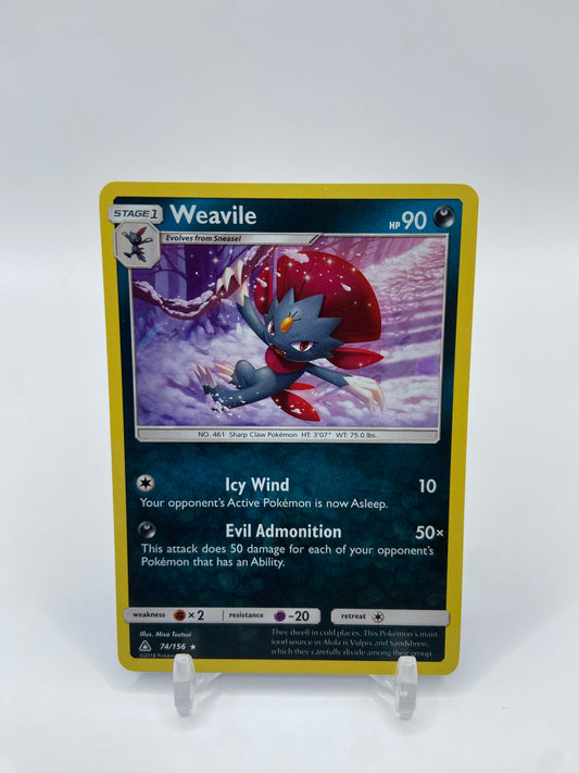 Weavile Holo Ultra Prism 74/156