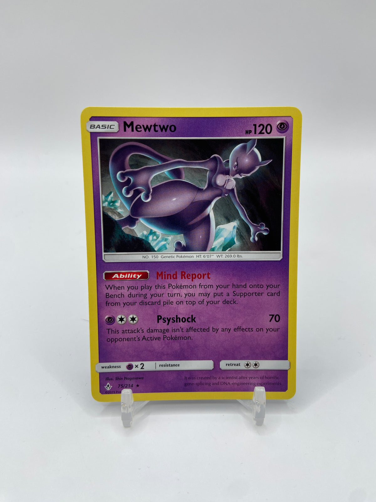 Mewtwo Unbroken Bonds Rare 75/214