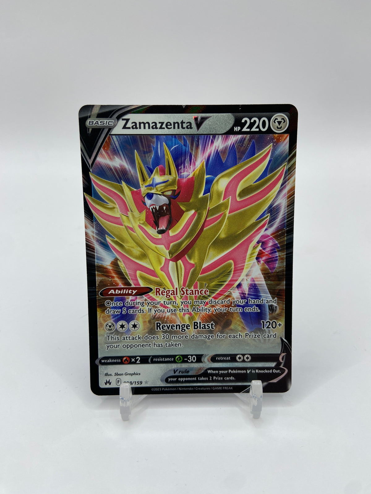 Zamazenta V Crown Zenith  098/159