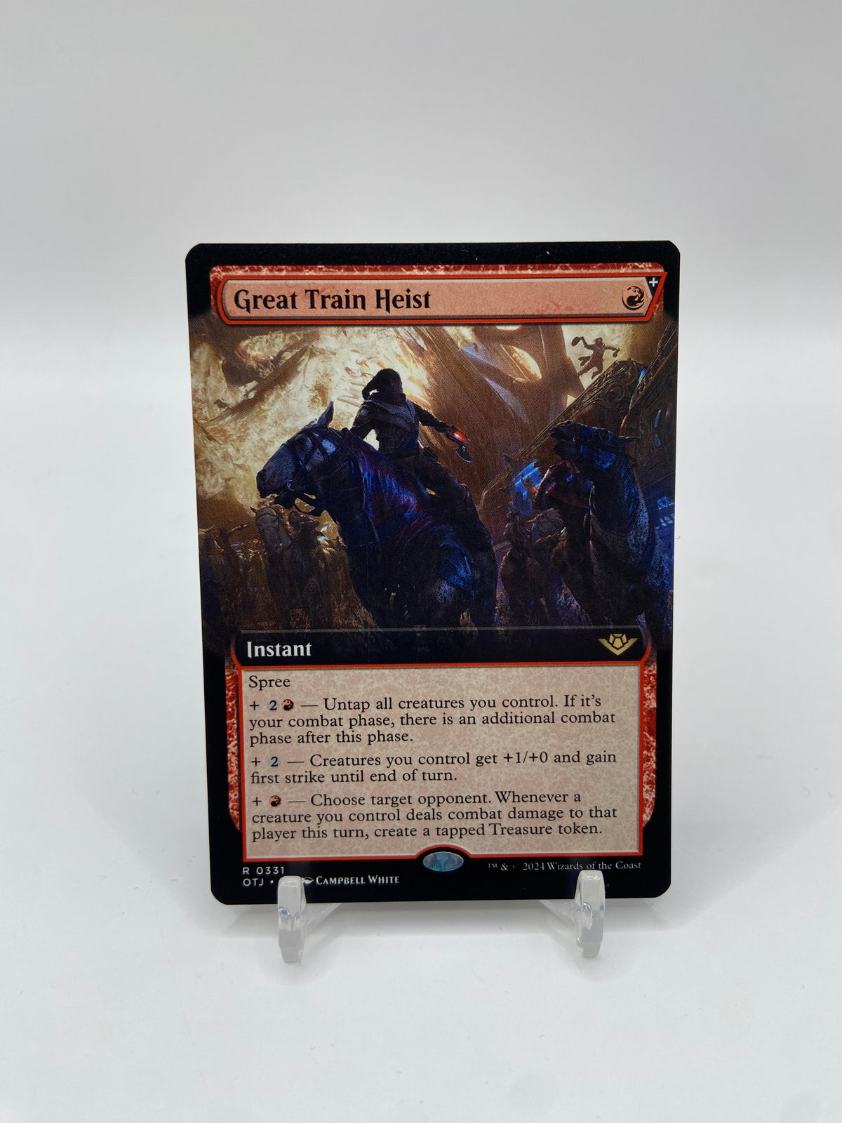 Great Train Heist (Extended Art) Outlaws of Thunder Junction R 331