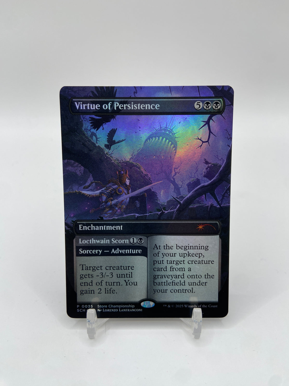 Virtue of Persistence Foil Game Day & Store Championship Promos P 35