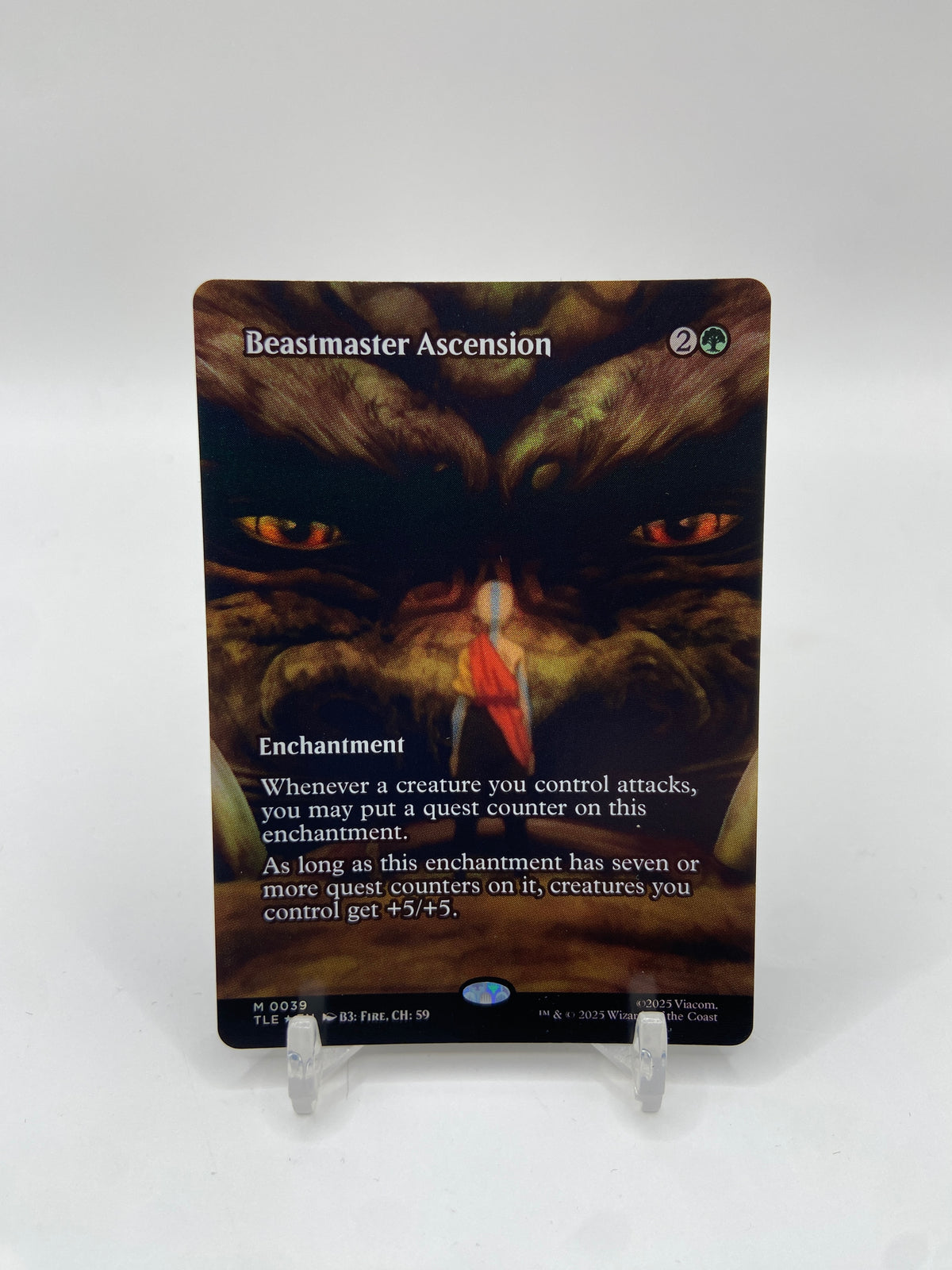 Beastmaster Ascension (Borderless) Foil Avatar: The Last Airbender: Eternal-Legal M 39