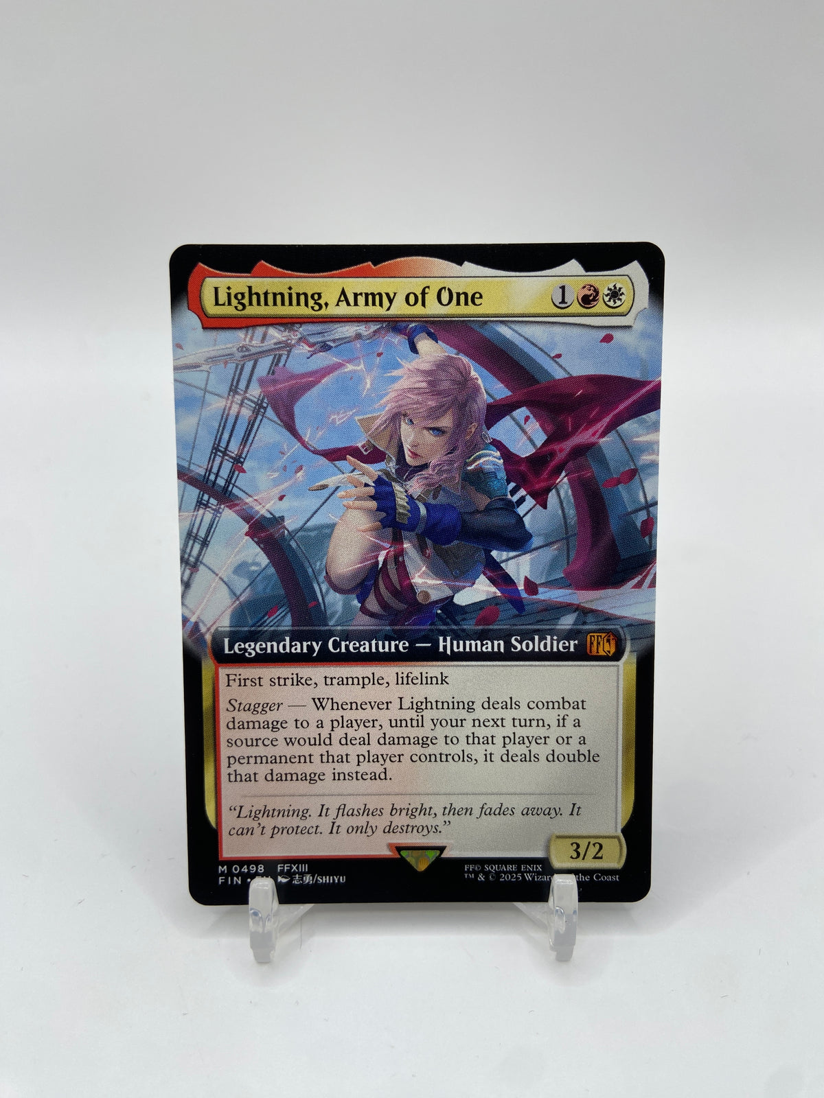 Lightning, Army of One (Extended Art) Universes Beyond: FINAL FANTASY M 498