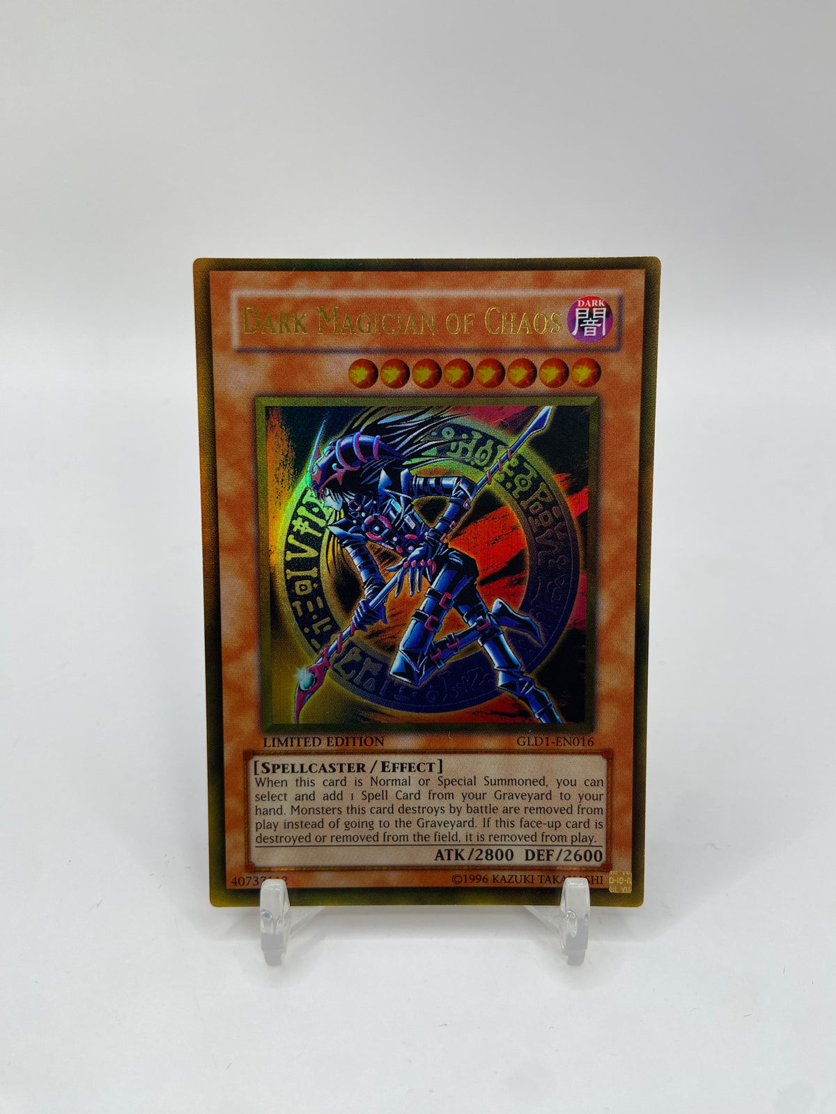Dark Magician of Chaos Gold Rare Gold Series 2008 GLD1-EN016