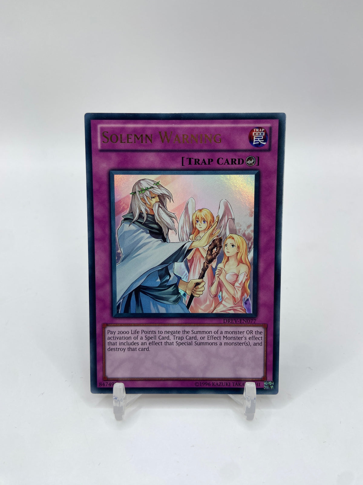 Solemn Warning Ultra Rare Duelist Revolution DREV-EN077