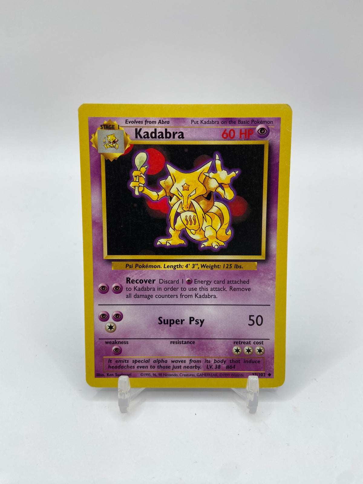 Kadabra Base Set 32/102
