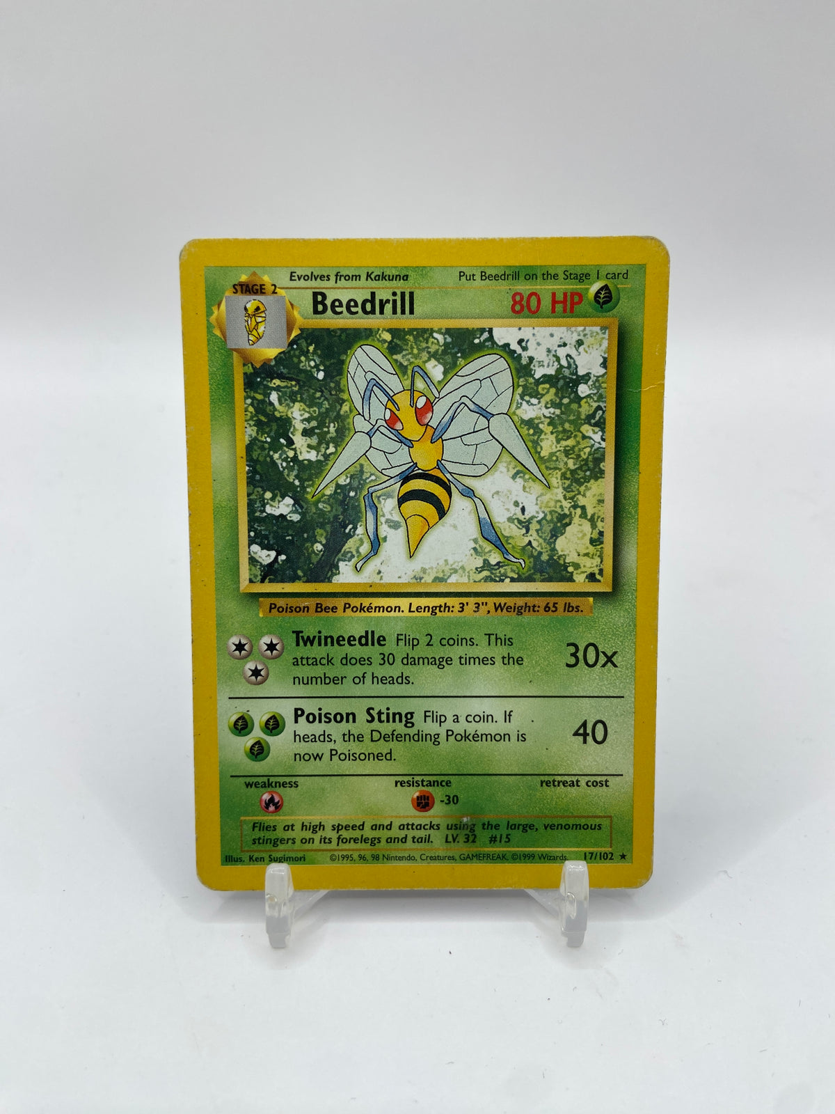 Beedrill Rare Base Set 17/102