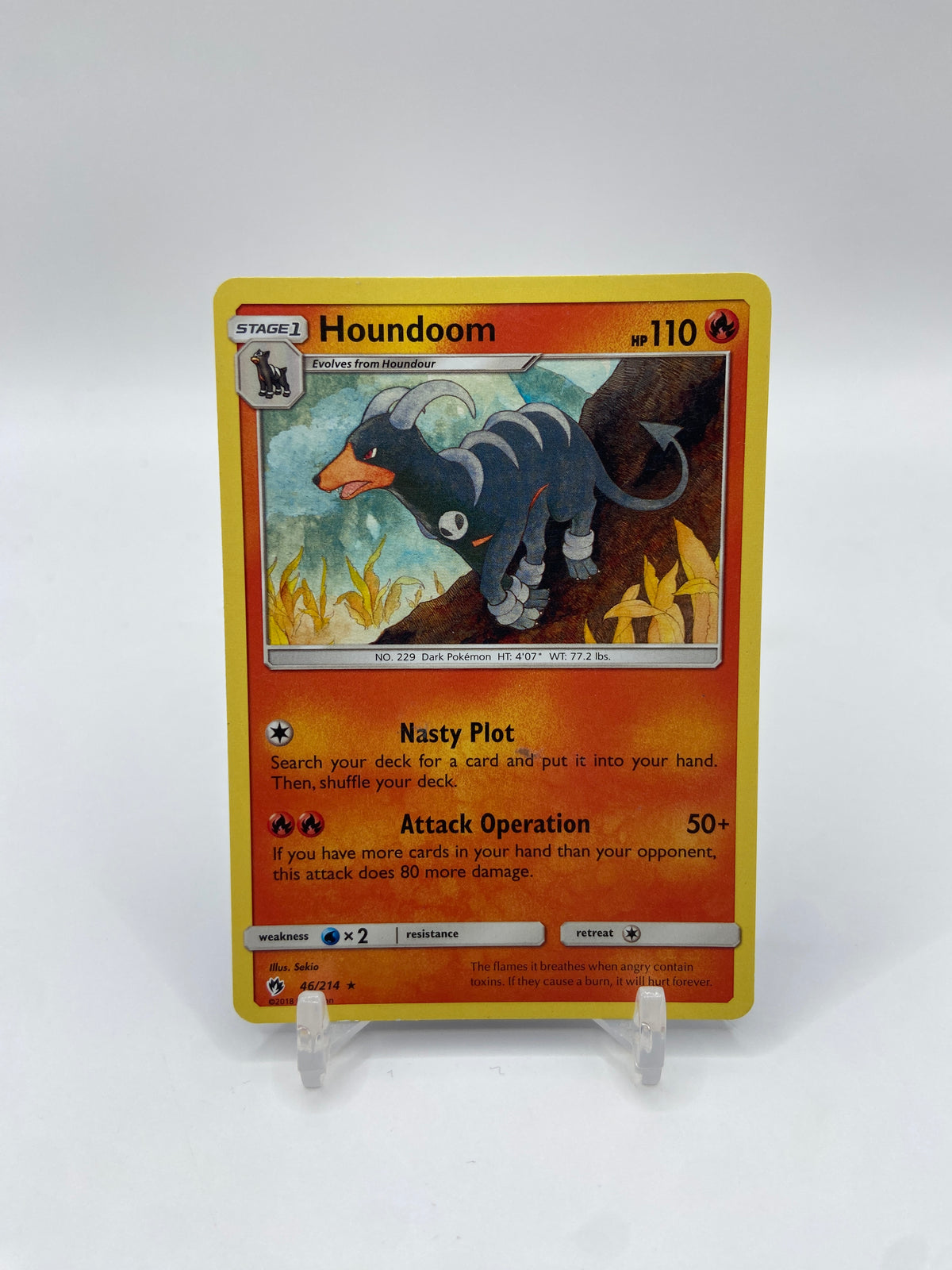 Houndoom Rare Lost Thunder 46/214