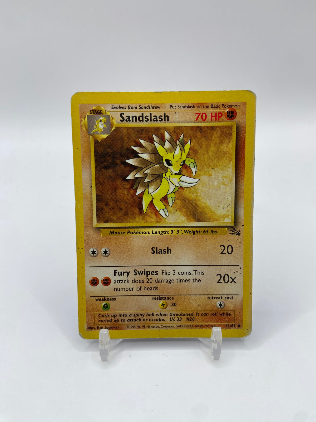 Sandslash Fossil Set 41/62