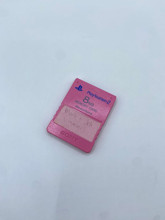 Playstation 2 Official Pink Edition Memory Card
