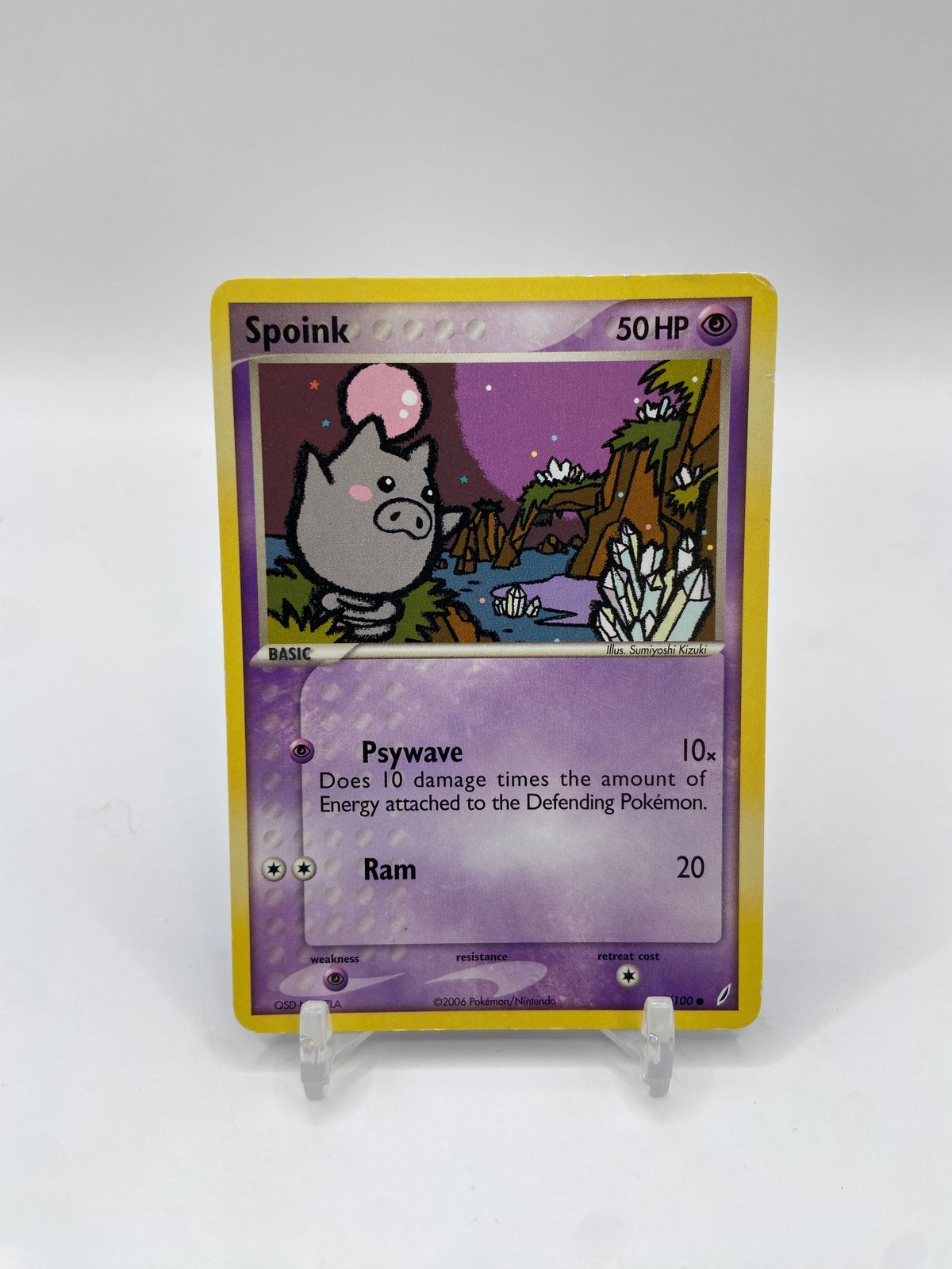 Spoink EX Crystal Guardians 62/100