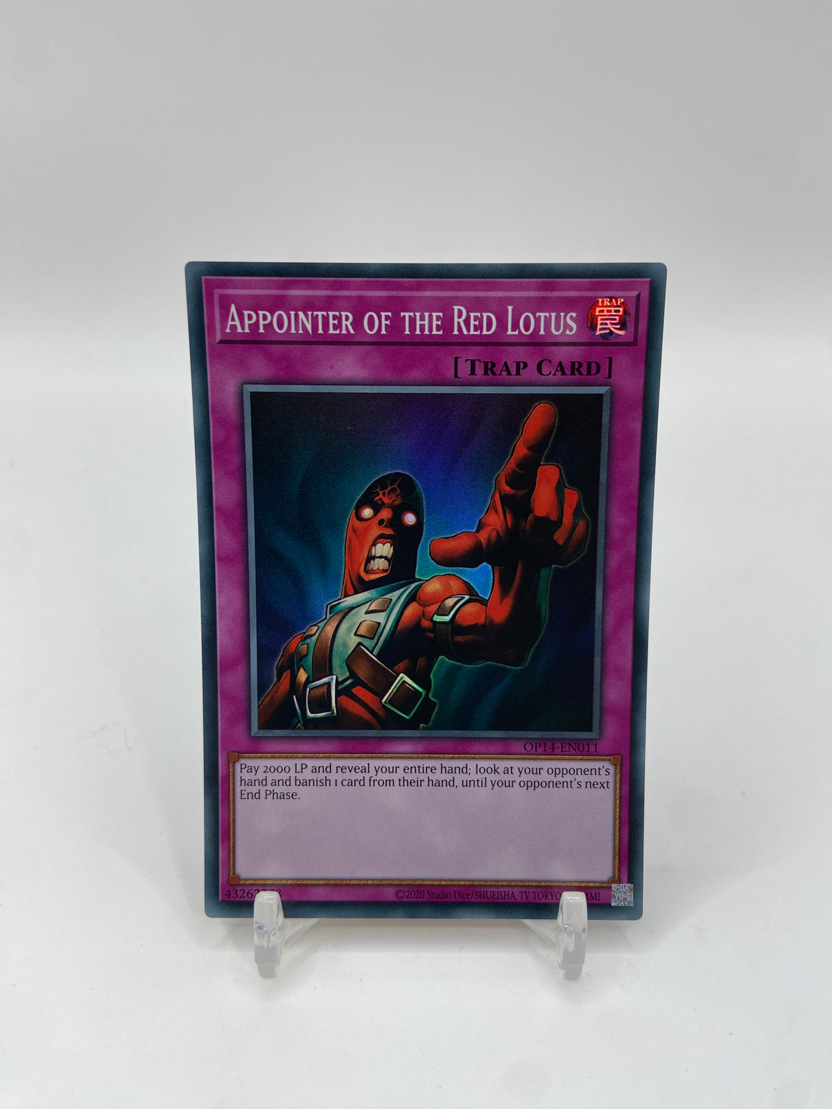 Appointer of the Red Lotus Super Rare OTS Tournament Pack 14 OP14-EN011