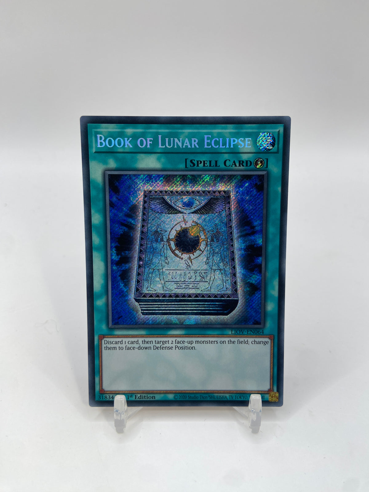 Book of Lunar Eclipse Secret Rare Lightning Overdrive LIOV-EN064