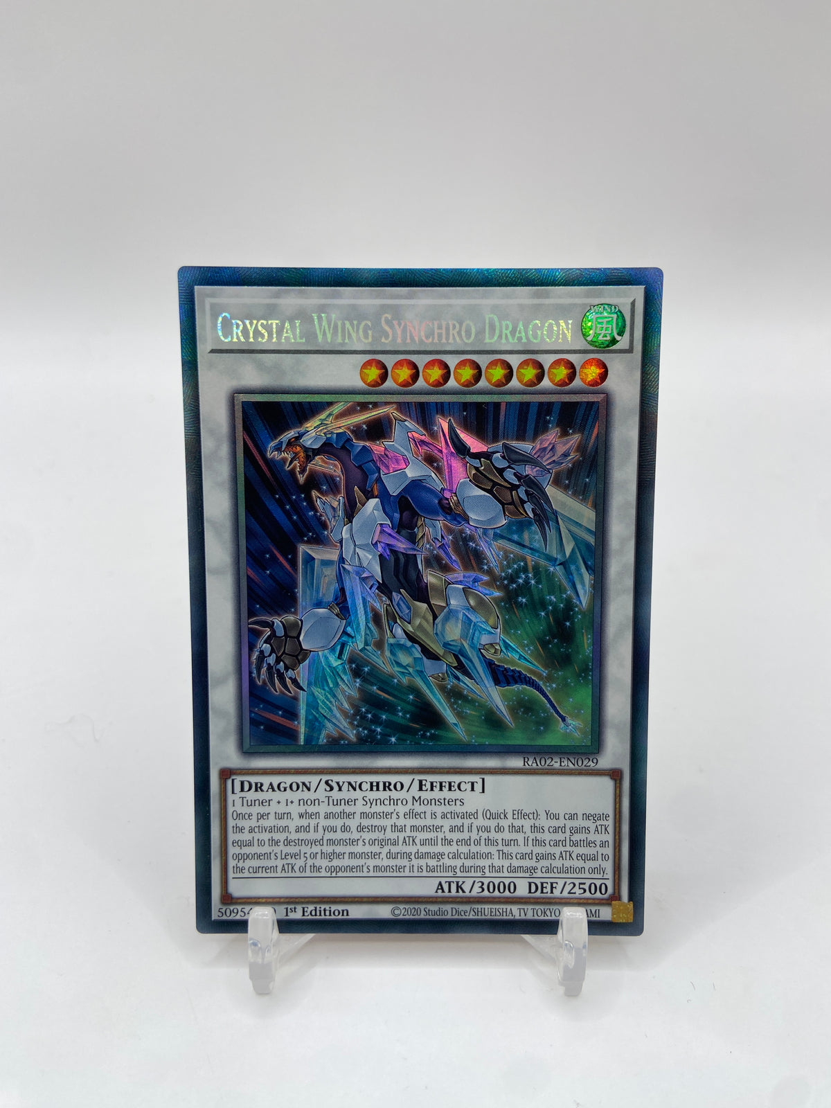 Crystal Wing Synchro Dragon (PCR) 25th Anniversary Rarity Collection II RA02-EN029