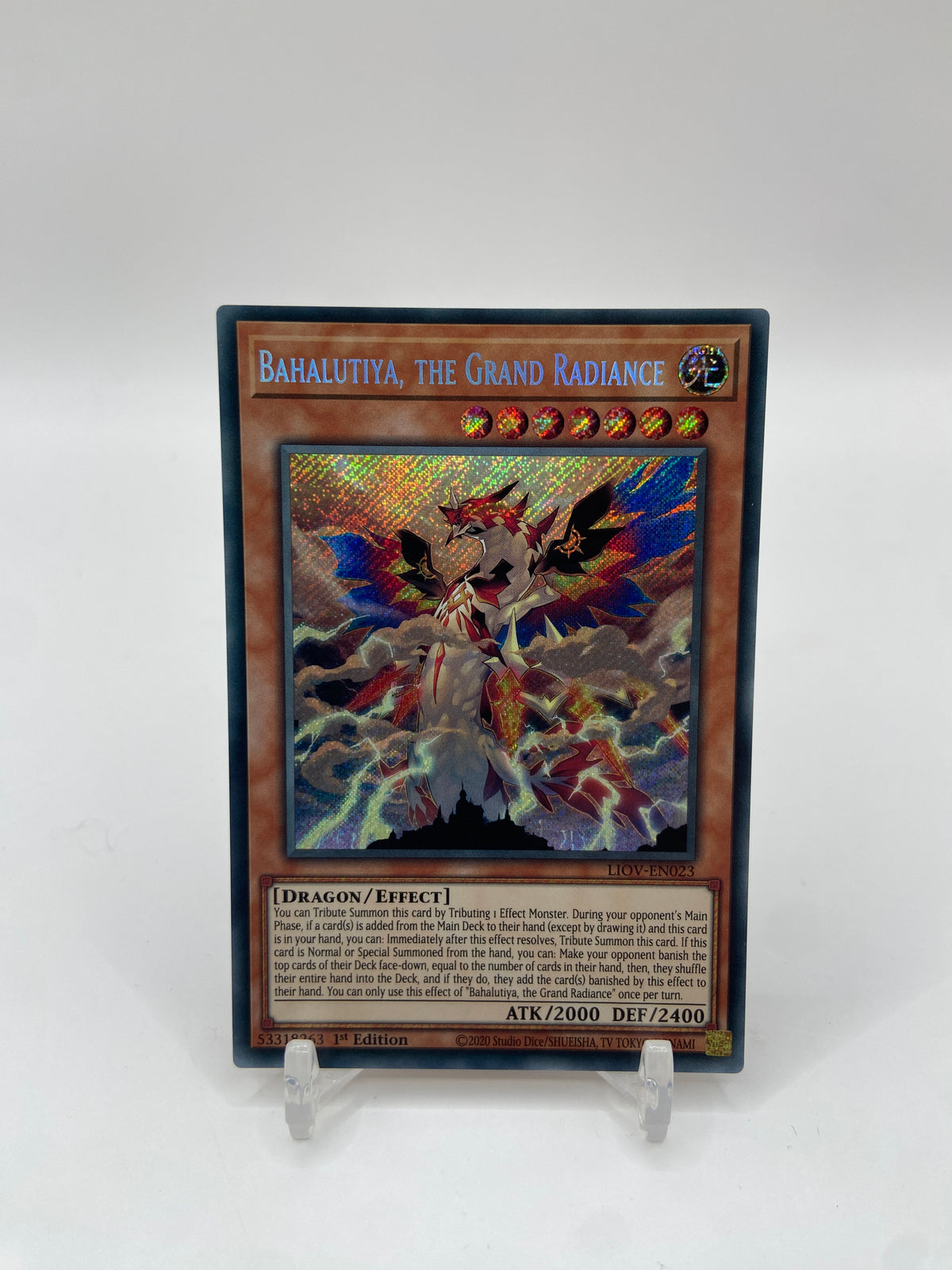Bahalutiya, the Grand Radiance Secret Rare Lightning Overdrive  LIOV-EN023