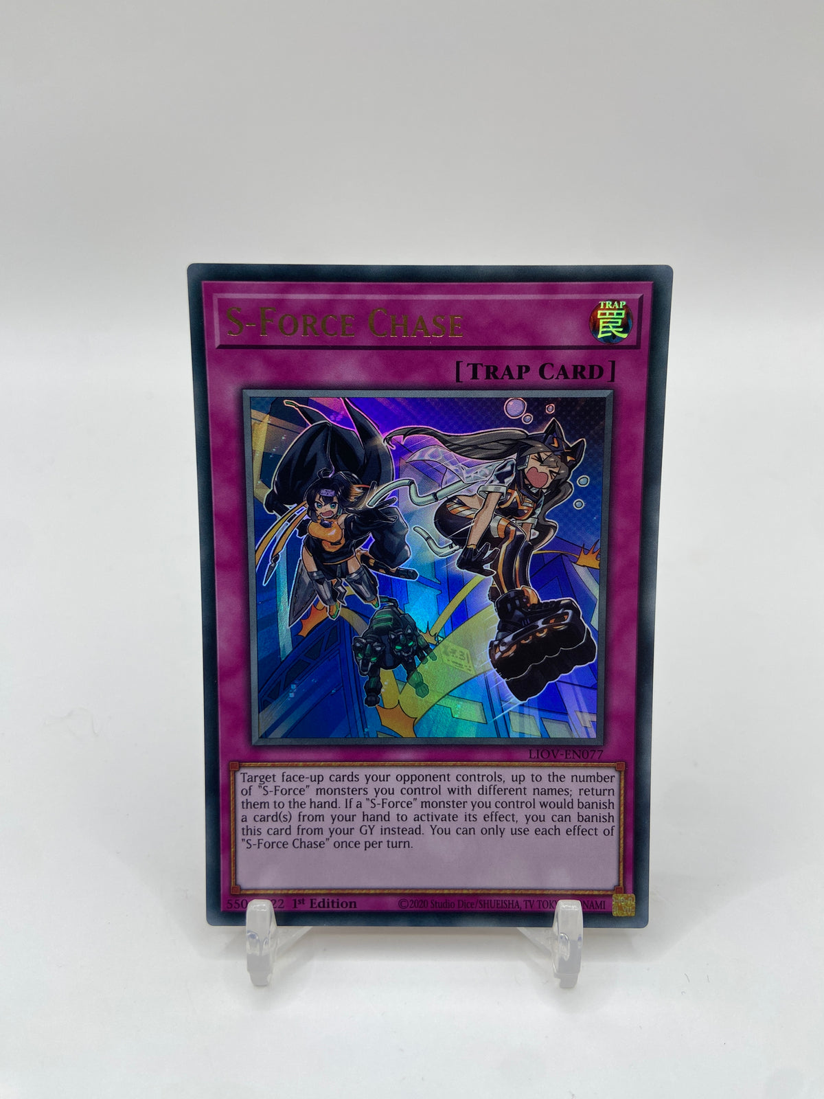 S-Force Chase Ultra Rare Lightning Overdrive  LIOV-EN077