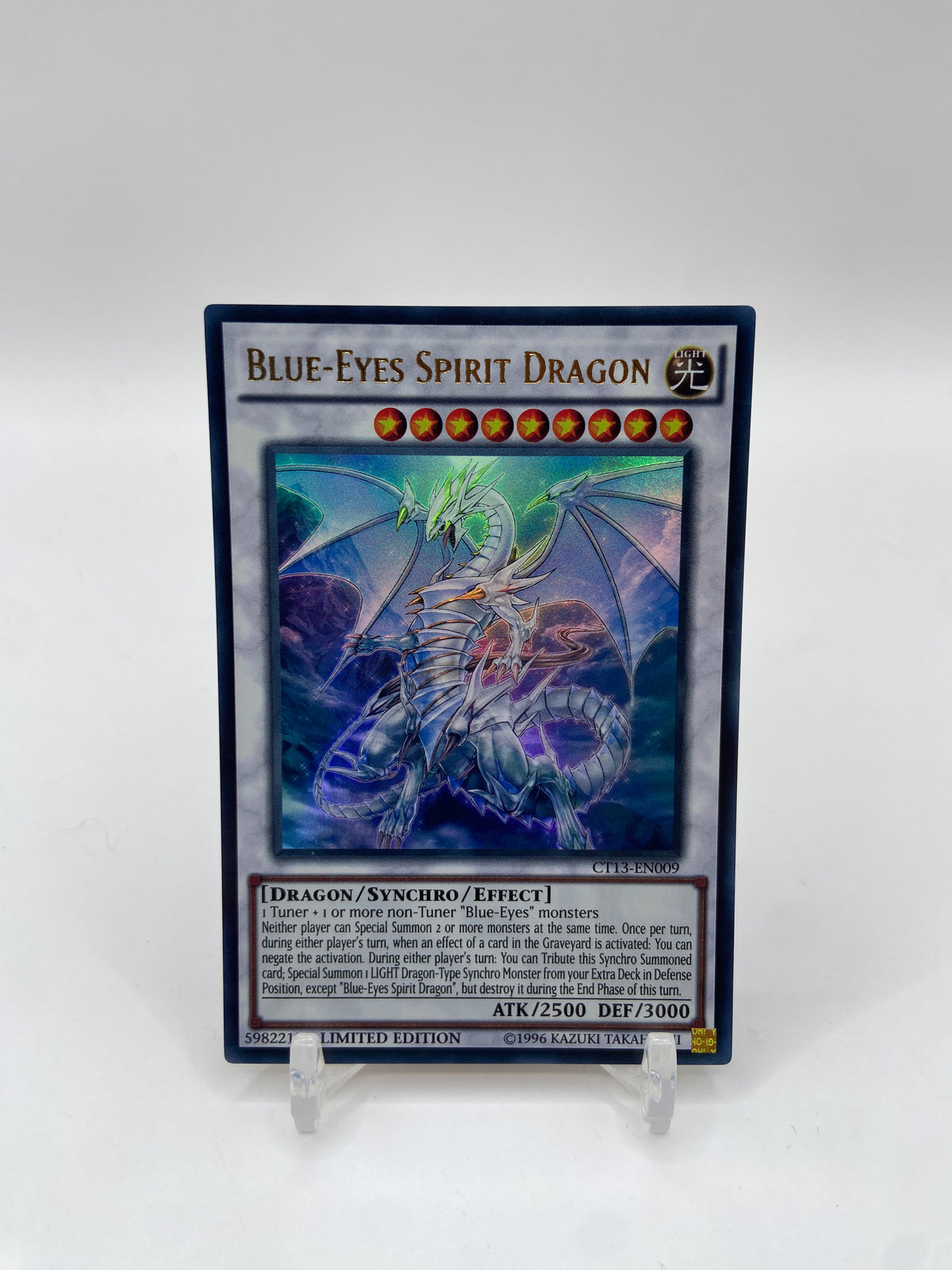 Blue-Eyes Spirit Dragon Ultra Rare 2016 Mega-Tins  CT13-EN009