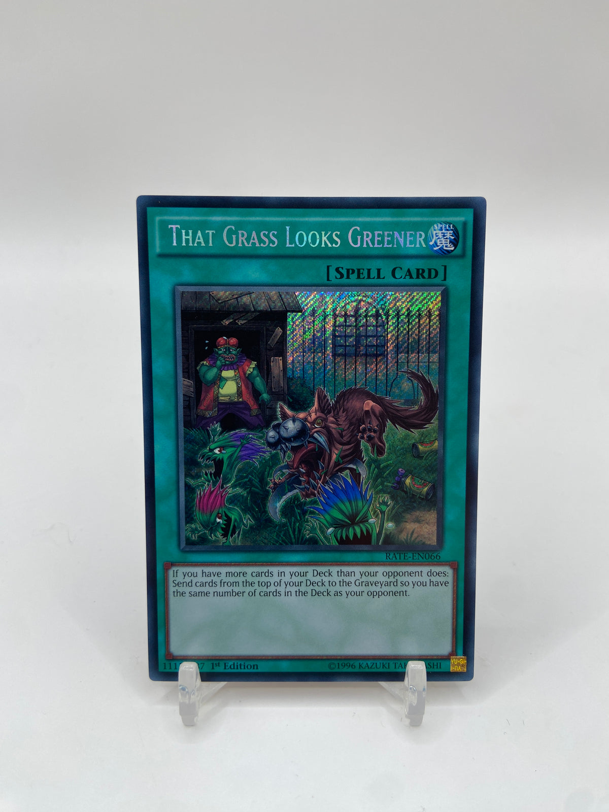 That Grass Looks Greener Secret Rare Raging Tempest  RATE-EN066