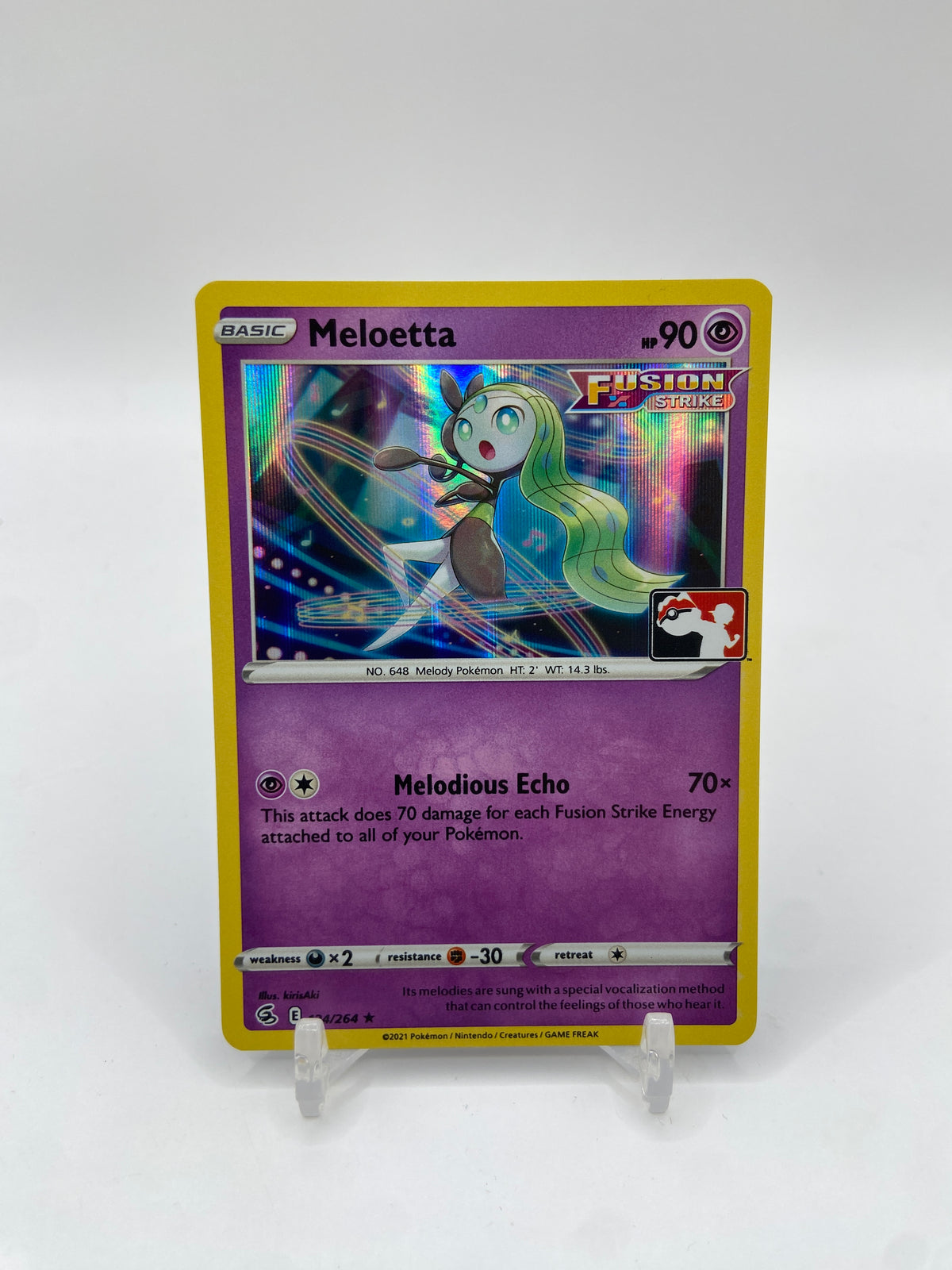 Meloetta Holo Prize Pack Series One 124/264