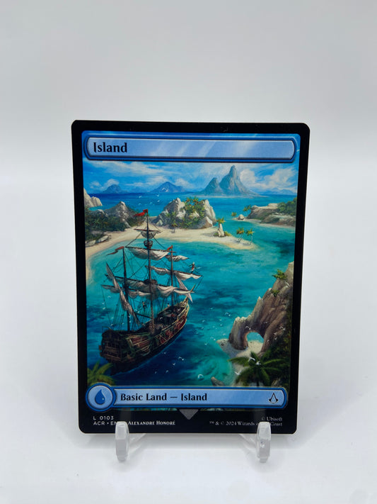 Island Basic Land Universes Beyond: Assassin's Creed 103