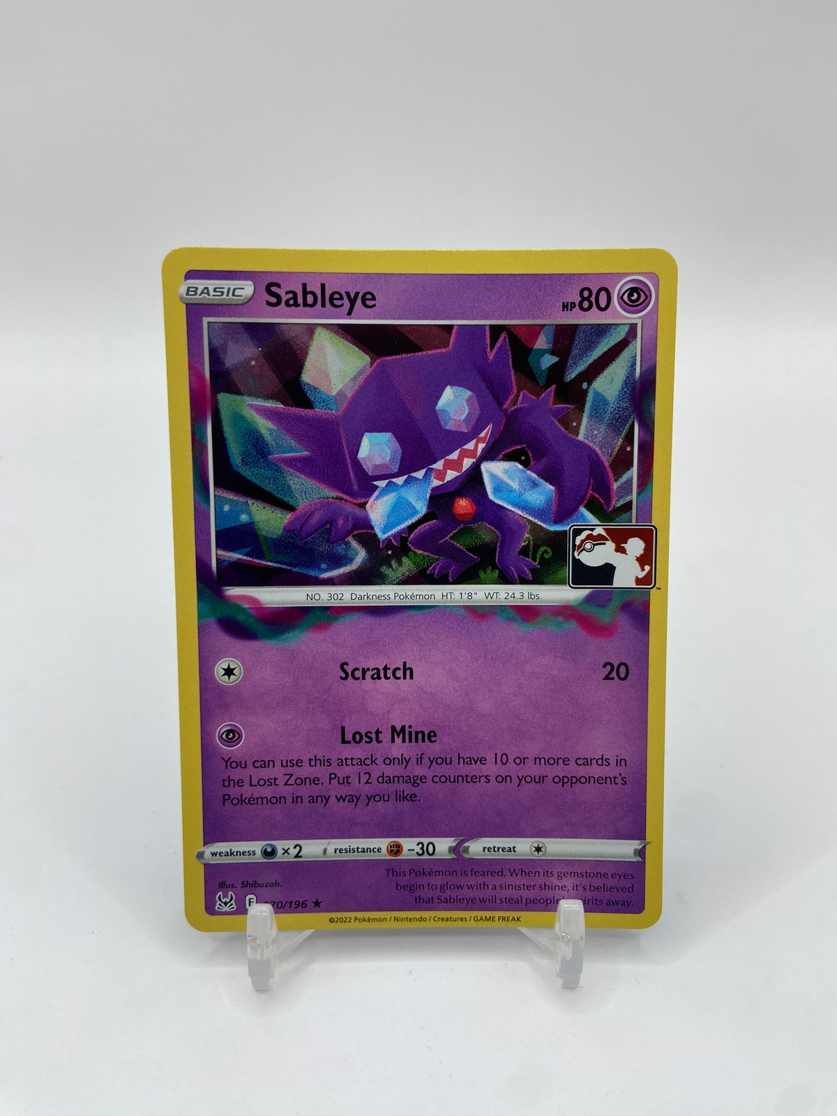 Sableye Holo Prize Pack Series Three 070/196