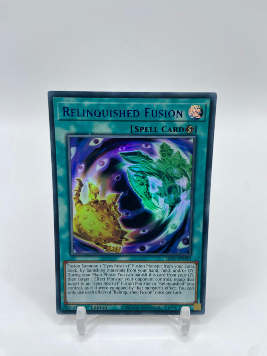 Relinquished Fusion (Blue) Ultra Rare 1st Edition Legendary Duelists: Season 1 LDS1-EN049