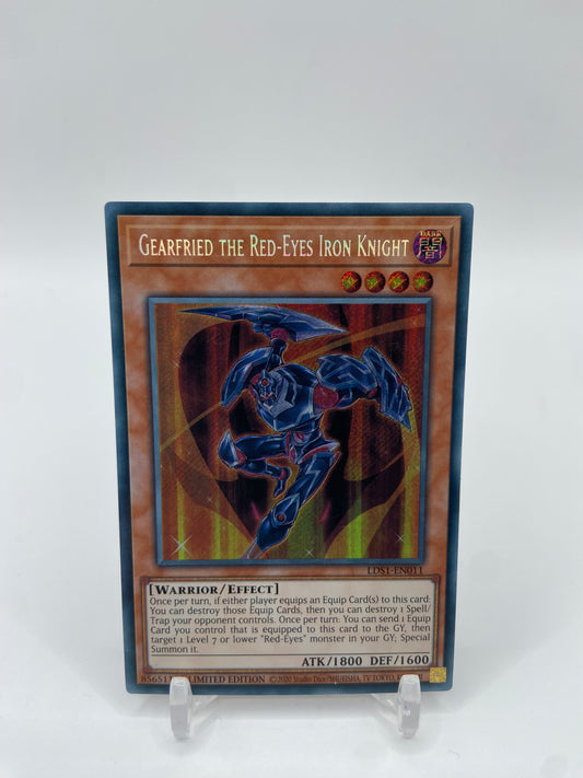 Gearfried the Red-Eyes Iron Knight Secret Rare Legendary Duelists: Season 1 LDS1-EN011