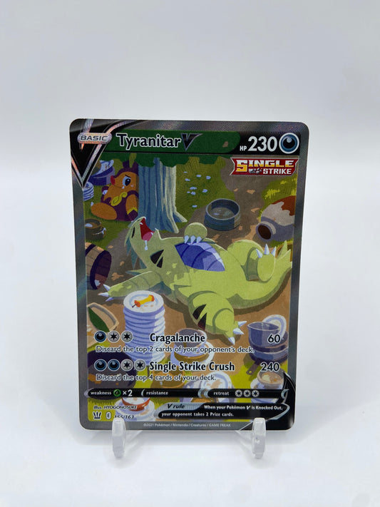 Tyranitar V Alt Art Secret Rare Battle Styles 155/163